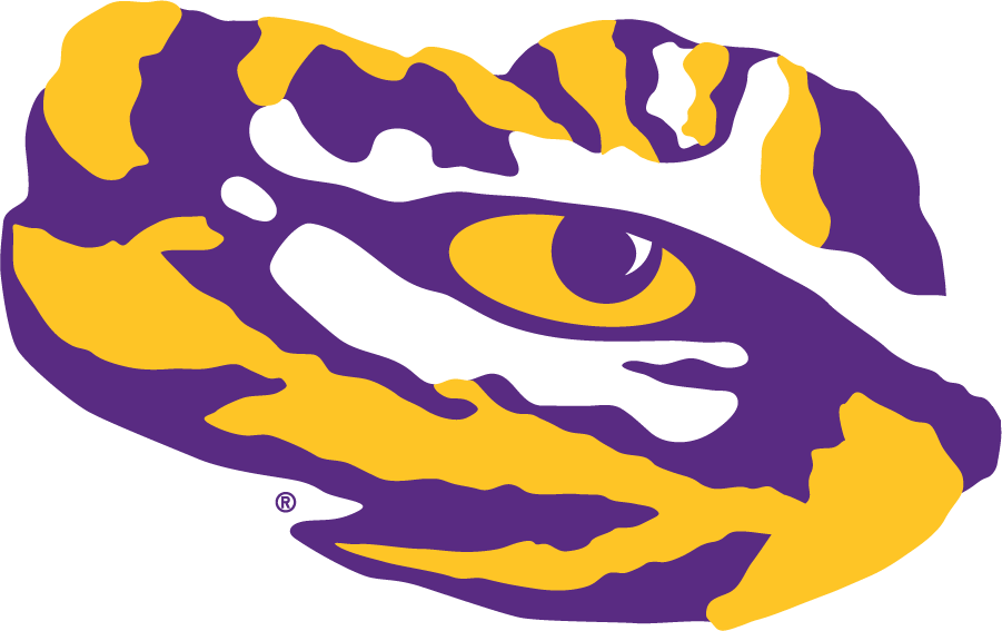 LSU Tigers 2014-Pres Secondary Logo diy iron on heat transfer